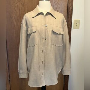 Wilfred The Ganna Beige Shirt Jacket